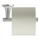 Duravit Papierrollenhalter Starck T 15,2x7,6cm, seitl., Edelstahl gebürstet-1