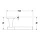 Duravit Papierrollenhalter Starck T 15,2x7,6cm, seitlich, Bronze gebürstet-2