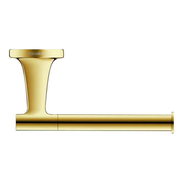 Duravit Papierrollenhalter Starck T 15,2x7,6cm, seitlich, Gold poliert