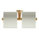 Duravit Papierrollenhalter Starck T 25,5x7,6cm, doppelt, Bronze gebürstet-1