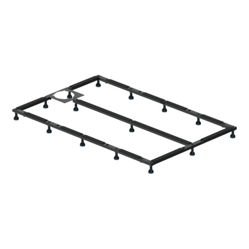 Duravit Pied 120x80 cm, hauteur réglable de 8 à 10 cm