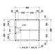 Duravit Pied 90x80 cm, hauteur réglable de 8 à 10 cm-4