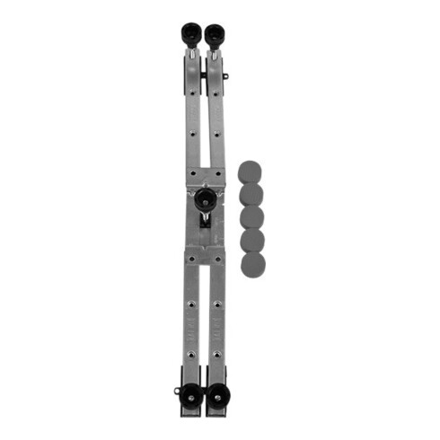 Duravit Pied de receveur de douche 70x70cm, gris, réglable 10-18,5cm