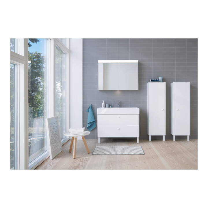 Duravit Pied de socle 15,2x4,4x1 cm, chrome, 2 pièces