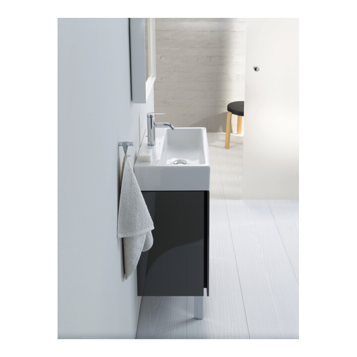 Duravit Pied de socle 15,2x4,4x1 cm, chrome, 2 pièces