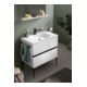 Duravit Pied de socle Sivida 4 p., au sol, pour meuble sous-lavabo, noir