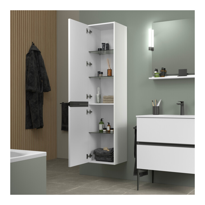 Duravit Pied de socle Sivida 4 p., au sol, pour meuble sous-lavabo, noir