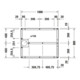 Duravit Pied de support 100x80, réglable en hauteur de 8 à 10 cm-4