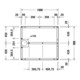 Duravit Pied de support 100x90 cm, hauteur réglable 8-10 cm-3
