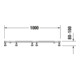 Duravit Pied de support 100x90 cm, hauteur réglable 8-10 cm-4