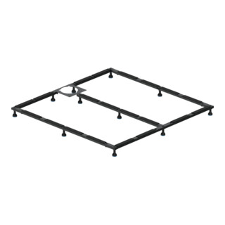 Duravit Pied de support 120x120 cm, hauteur réglable 8-10 cm