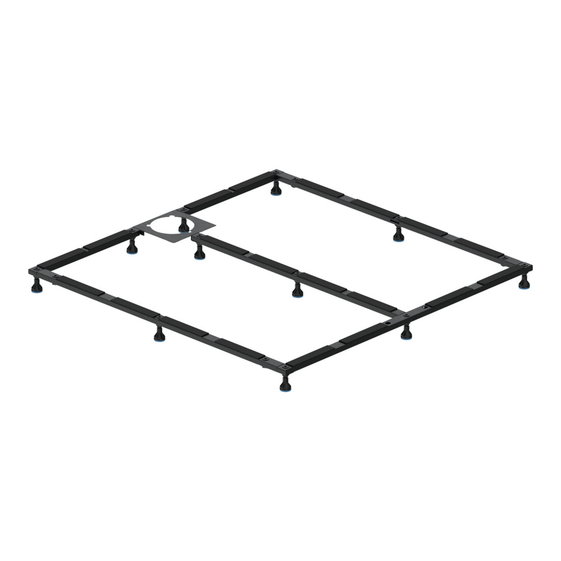 Duravit Pied de support 120x120 cm, hauteur réglable 8-10 cm