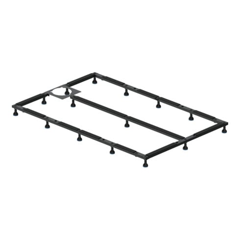 Duravit Pied de support 160x100 cm, réglable en hauteur de 8 à 10 cm