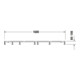 Duravit Pied de support 160x100 cm, réglable en hauteur de 8 à 10 cm-4