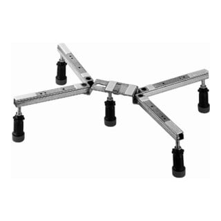 Duravit Pied pour receveur de douche 70x70 cm, gris, réglable 8,5-10,5 cm