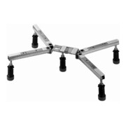 Duravit Pied pour receveur de douche 70x70 cm, gris, réglable 8,5-10,5 cm