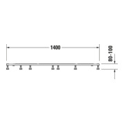 Duravit Piètement 140x90 cm, hauteur réglable de 8 à 10 cm-3