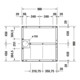 Duravit Piètement 90x90 cm, réglable en hauteur de 8-10 cm-3