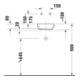 Duravit Plan vasque console Sivida 41x33 cm, I.Fa w sm, ext. couleur gris mat-4
