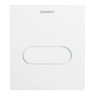 Duravit Plaque de commande A1 DuraSystem 13,1x15 cm, plastique, blanc, pour urinoir