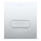 Duravit Plaque de commande A1 DuraSystem 13,1x15 cm, plastique, chromé brillant, pour urinoir-1