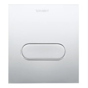 Duravit Plaque de commande A1 DuraSystem 13,1x15 cm, plastique, chromé brillant, pour urinoir-3