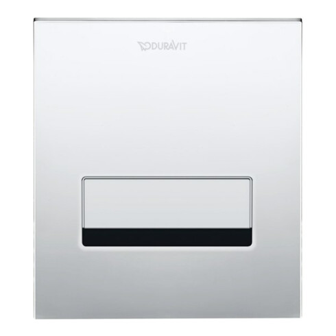 Duravit Plaque de commande A2 DuraSystem 13x15 cm, chrome brillant, zinc moulé