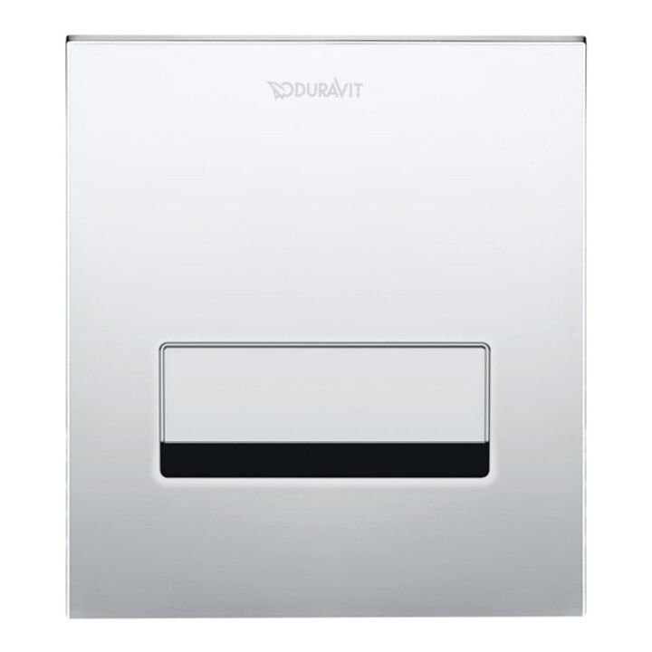 Duravit Plaque de commande A2 DuraSystem 13x15 cm, chrome brillant, zinc moulé