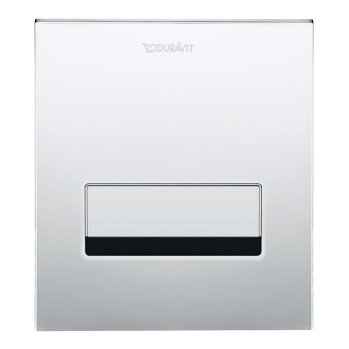 Duravit Plaque de commande A2 DuraSystem 13x15 cm, réseau, pour Uri, zinc moulé, chrome brillant