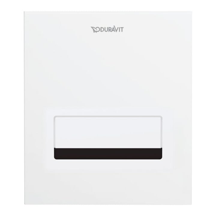 Duravit Plaque de commande A2 DuraSystem 13x15cm, batt., pour urinoir, zinc moulé, blanc