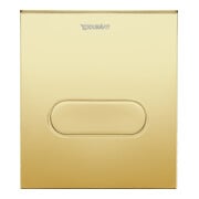 Duravit Plaque de commande DuraSystem 13,1x15 cm, mécanique, pour Uri A1, or poli