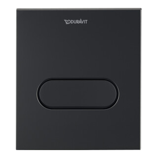 Duravit Plaque de commande DuraSystem 13,1x15cm, méc., pour Uri. A1, noir mat