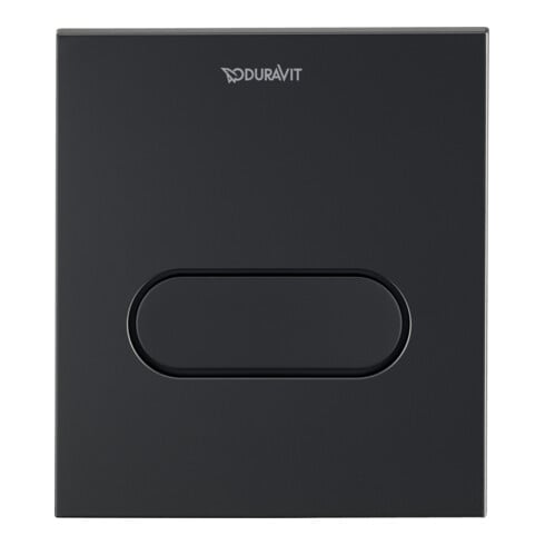 Duravit Plaque de commande DuraSystem 13,1x15cm, méc., pour Uri. A1, noir mat