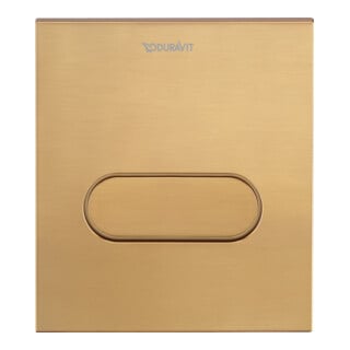 Duravit Plaque de commande DuraSystem 13,1x15cm, mécanique, pour Uri A1, bronze brossé