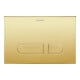 Duravit Plaque de commande DuraSystem 21,7x10cm, méc., pour WC A1, or poli-1