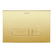 Duravit Plaque de commande DuraSystem 21,7x10cm, méc., pour WC A1, or poli
