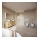 Duravit Plaque de commande DuraSystem 21,7x10cm, méc., pour WC A1, or poli