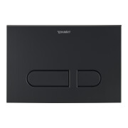 Duravit Plaque de commande DuraSystem 21,7x14,7 cm, méc., pour WC A1, noir mat