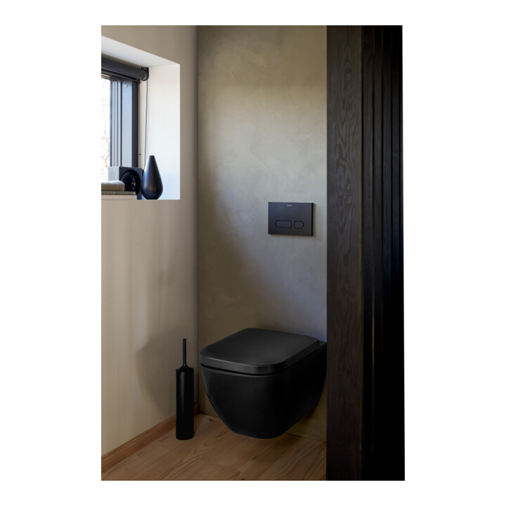 Duravit Plaque de commande DuraSystem 21,7x14,7 cm, méc., pour WC A1, noir mat