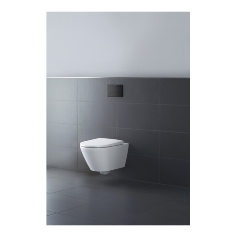 Duravit Plaque de commande DuraSystem 21,7x14,7 cm, méc., pour WC A1, noir mat