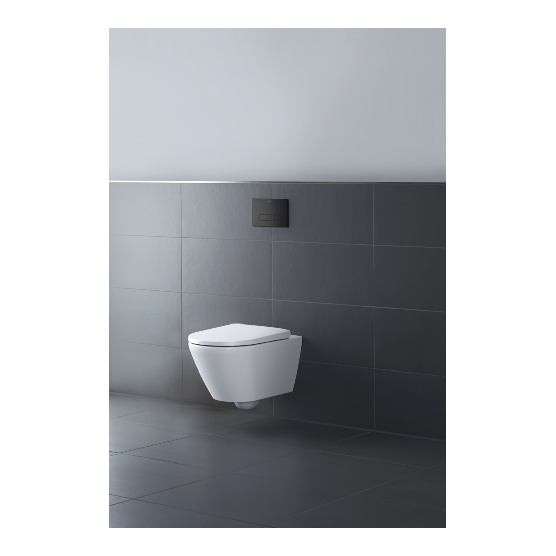 Duravit Plaque de commande DuraSystem 21,7x14,7 cm, méc., pour WC A1, noir mat
