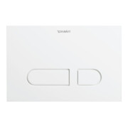 Duravit Plaque de commande DuraSystem 21,7x14,7 cm, plastique blanc, pour WC-4