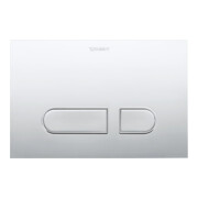 Duravit Plaque de commande DuraSystem 21,7x14,7 cm, plastique chromé brillant, pour WC