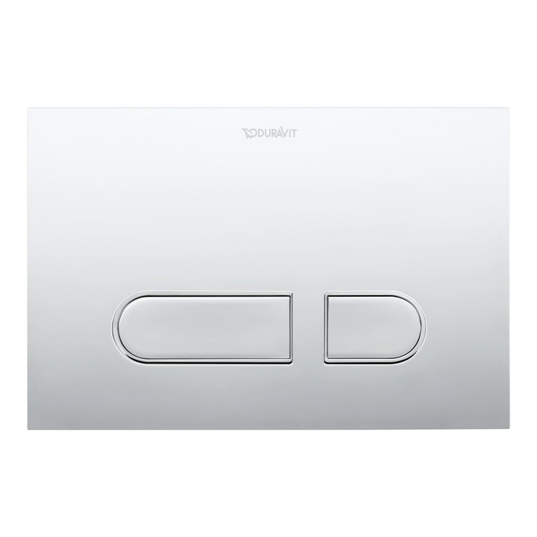 Duravit Plaque de commande DuraSystem 21,7x14,7 cm, plastique chromé brillant, pour WC