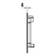 Duravit Plaque de commande DuraSystem 21,7x25 cm, méc., pour WC A1, ES brossé