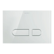 Duravit Plaque de commande DuraSystem 23x15,7 cm, verre blanc, pour WC-3