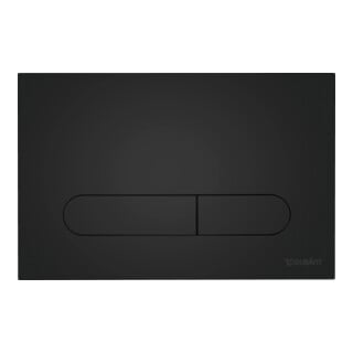 Duravit Plaque de commande DuraSystem à poser, pour WC Beta, noir mat