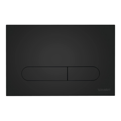 Duravit Plaque de commande DuraSystem à poser, pour WC Beta, noir mat