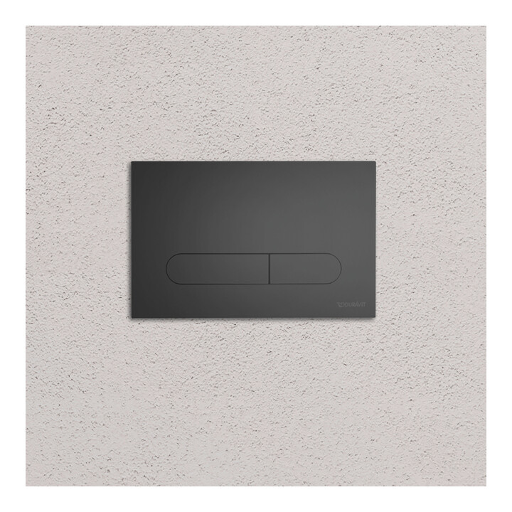 Duravit Plaque de commande DuraSystem à poser, pour WC Beta, noir mat
