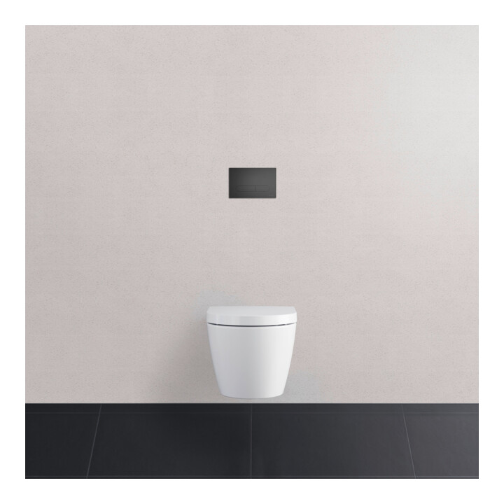 Duravit Plaque de commande DuraSystem à poser, pour WC Beta, noir mat